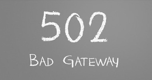 502 Bad Gateway la gi