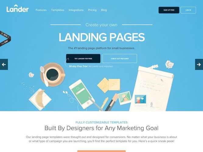 landing page là gì
