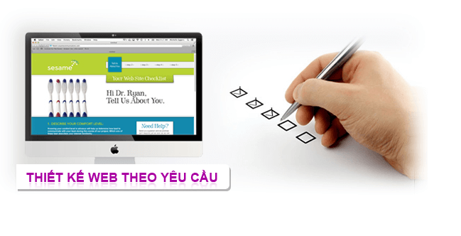 thiết kế Web theo yêu cầu