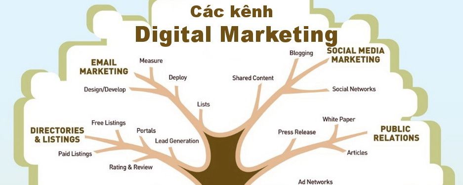 cac kenh digital marketing