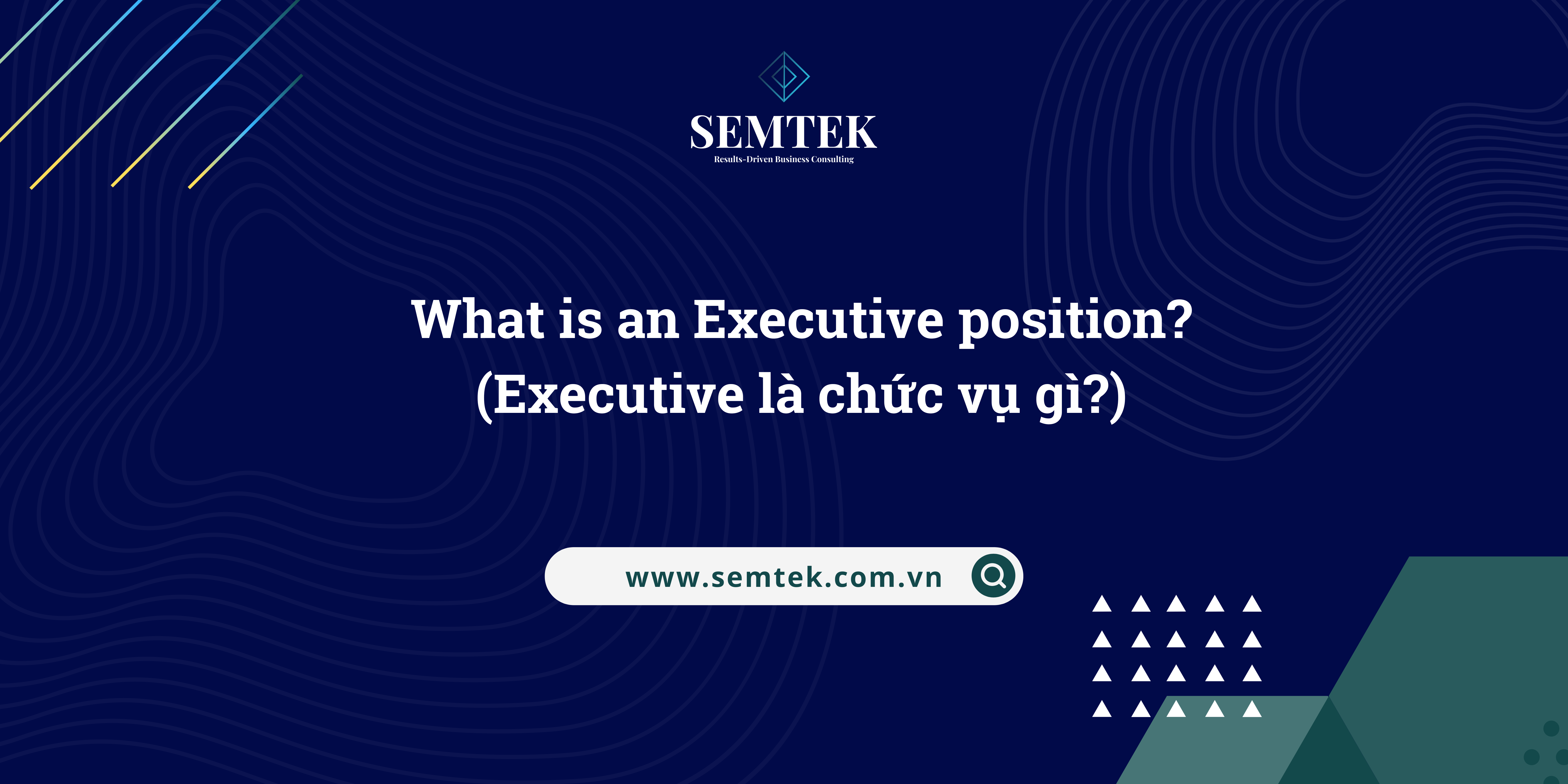 executive là chức vụ gì