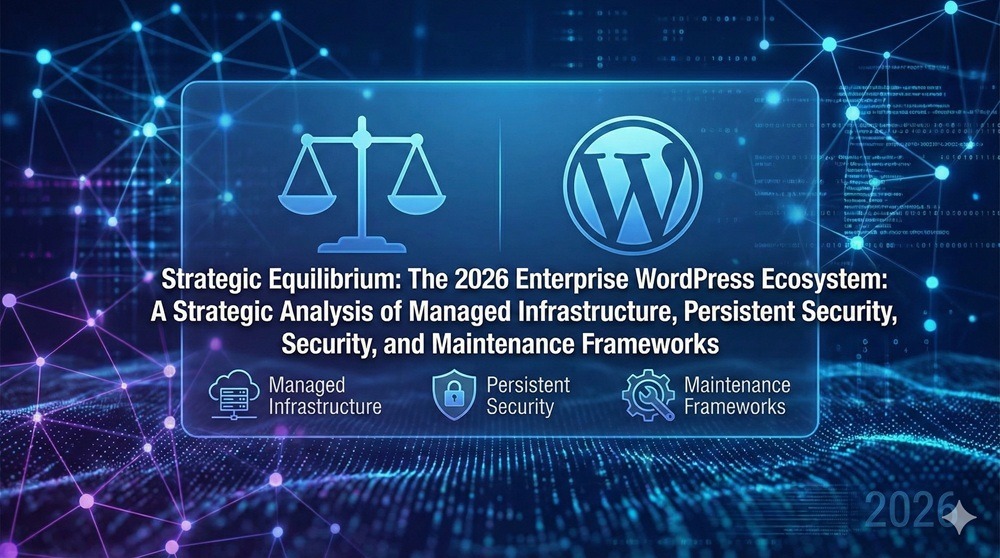 The 2026 Enterprise WordPress Ecosystem: A Strategic Analysis of Managed Infrastructure, Persistent Security, and Maintenance Frameworks