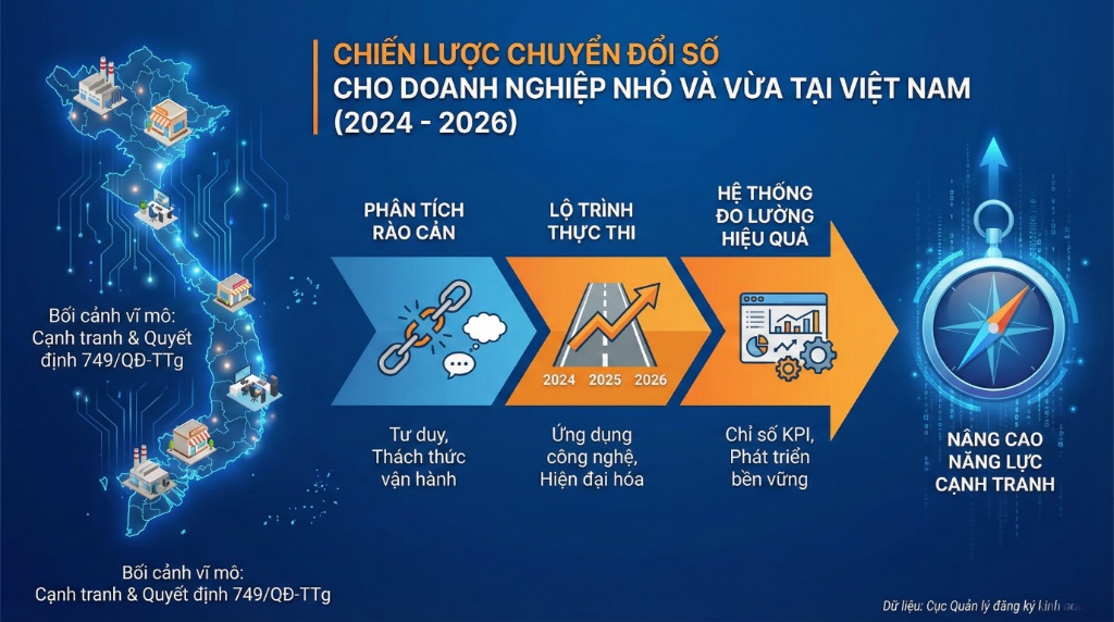 How Can Vietnamese SMEs Overcome Digital Transformation Barriers During the 2024–2026 Period? | Chiến lược Chuyển đổi số cho Doanh nghiệp Nhỏ và Vừa tại Việt Nam: Phân tích rào cản Tư duy, Lộ trình thực thi và Hệ thống Đo lường Hiệu quả Giai đoạn 2024 - 2026